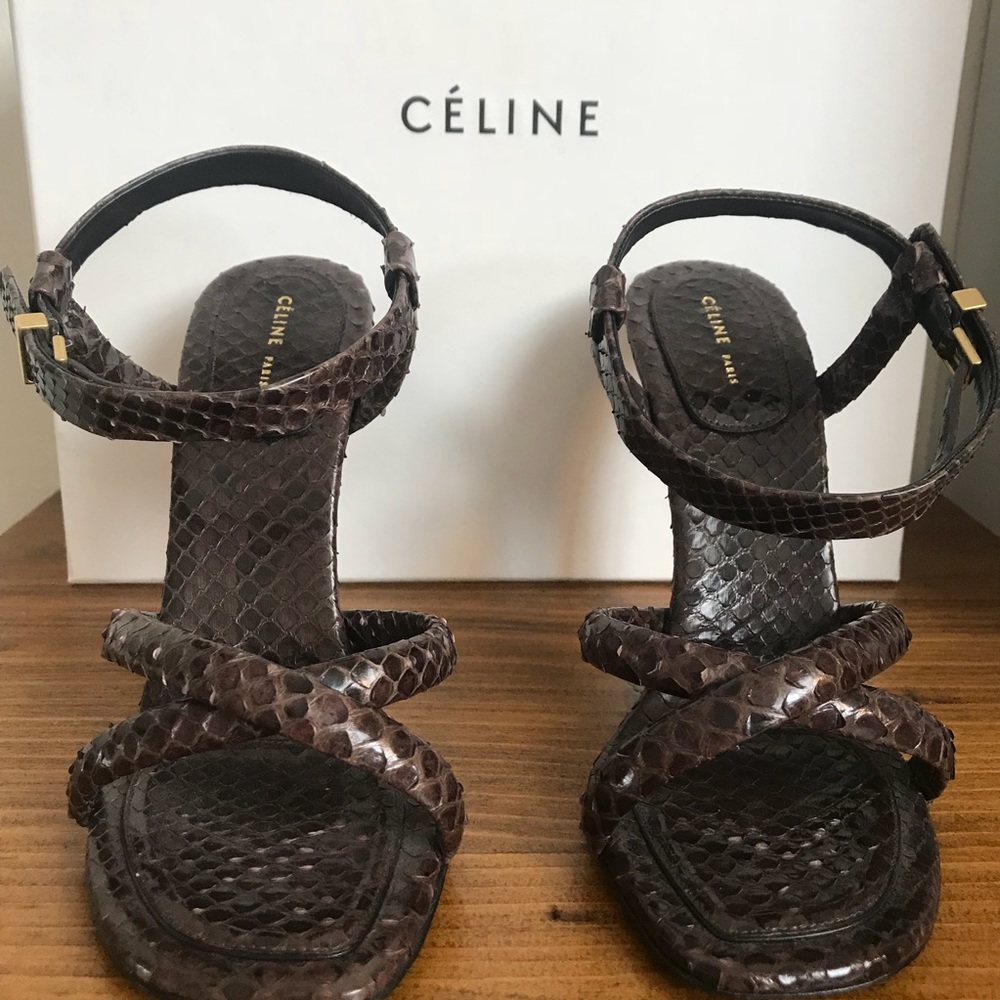 Celine Python Sandals - image 1